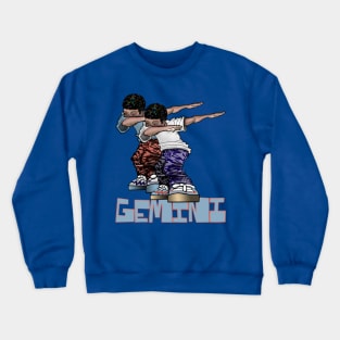 Front and Back Gemini BB Crewneck Sweatshirt